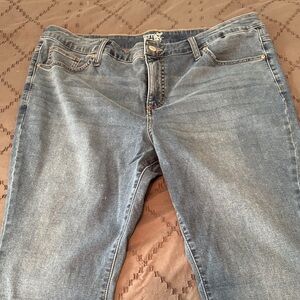 Terra & Sky Women's Classic Blue Straight Leg Jeans